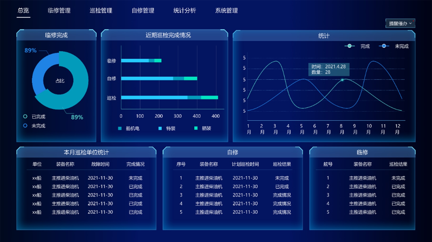 临修巡检管理系统